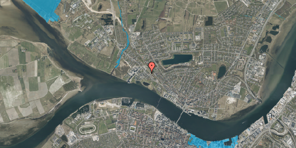Oversvømmelsesrisiko fra vandløb på Thistedvej 31A, 9400 Nørresundby