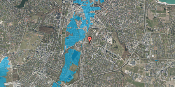 Oversvømmelsesrisiko fra vandløb på Th. Sauers Vej 22, 9000 Aalborg