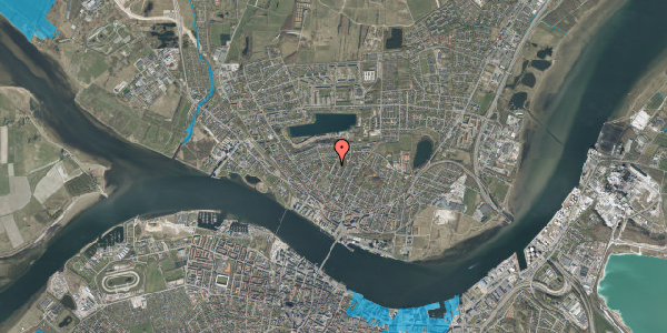 Oversvømmelsesrisiko fra vandløb på Thuresensvej 12, 2. tv, 9400 Nørresundby