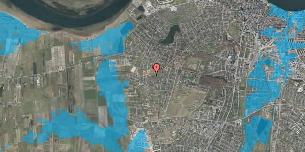 Oversvømmelsesrisiko fra vandløb på Thyboevej 12, 9000 Aalborg