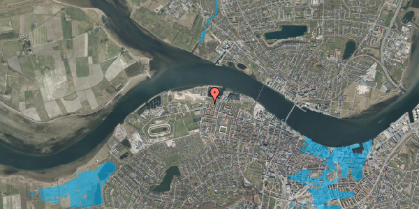 Oversvømmelsesrisiko fra vandløb på Tordenskjoldsgade 9, 1. tv, 9000 Aalborg