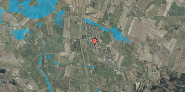Oversvømmelsesrisiko fra vandløb på Tvedens Alle 17, 9381 Sulsted