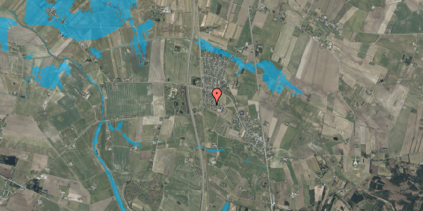Oversvømmelsesrisiko fra vandløb på Tvedens Alle 49, 9381 Sulsted