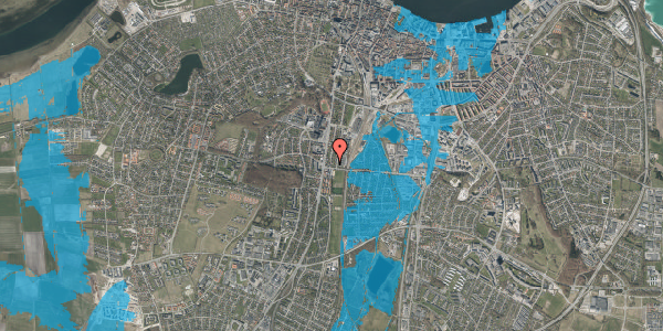 Oversvømmelsesrisiko fra vandløb på Tyge Brahes Vej 47, st. , 9000 Aalborg