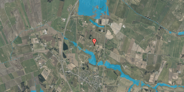 Oversvømmelsesrisiko fra vandløb på Tylstrup Nørrehede 15, 9382 Tylstrup