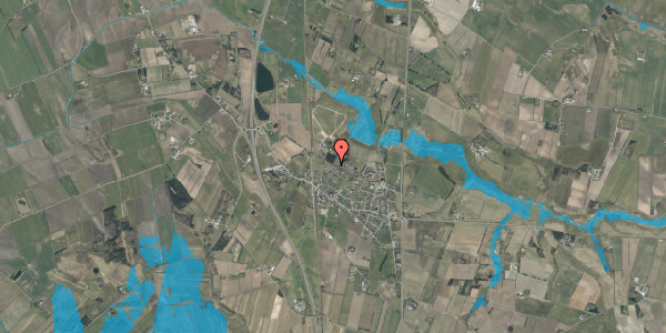 Oversvømmelsesrisiko fra vandløb på Ultvedparken 84, 9382 Tylstrup