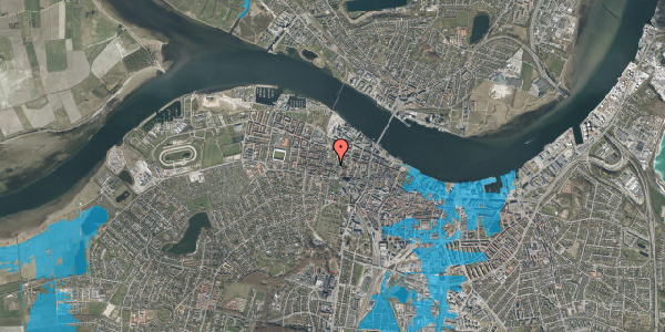 Oversvømmelsesrisiko fra vandløb på Valdemarsgade 24, 2. th, 9000 Aalborg