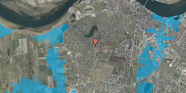 Oversvømmelsesrisiko fra vandløb på Vandværksvej 24, 9000 Aalborg