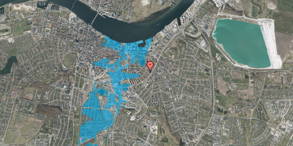 Oversvømmelsesrisiko fra vandløb på Vendsysselgade 3, st. tv, 9000 Aalborg