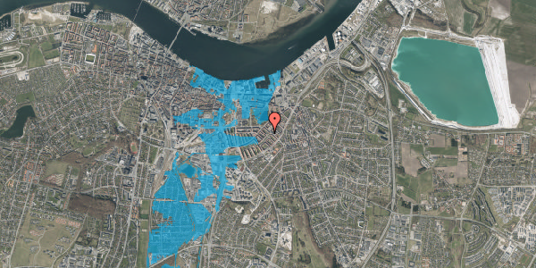 Oversvømmelsesrisiko fra vandløb på Vendsysselgade 6, 3. th, 9000 Aalborg