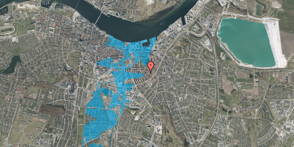 Oversvømmelsesrisiko fra vandløb på Vendsysselgade 16, 1. th, 9000 Aalborg