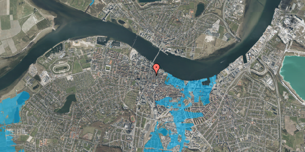 Oversvømmelsesrisiko fra vandløb på Vesterå 5, 1. tv, 9000 Aalborg