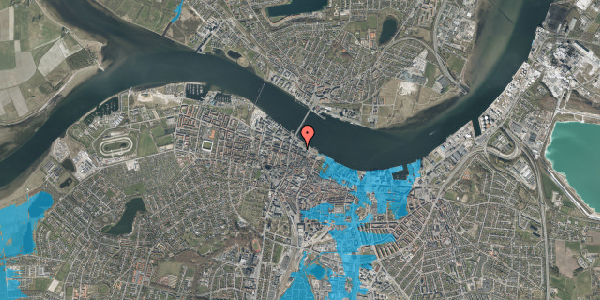 Oversvømmelsesrisiko fra vandløb på Vesterå 28A, 4. , 9000 Aalborg