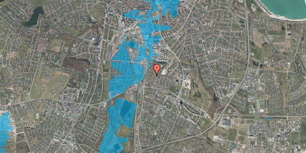 Oversvømmelsesrisiko fra vandløb på Vibevej 12, 9000 Aalborg