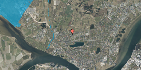 Oversvømmelsesrisiko fra vandløb på Vikingevej 31, 1. 21, 9400 Nørresundby