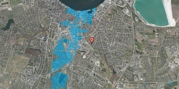 Oversvømmelsesrisiko fra vandløb på Vonsyldsgade 68, 9000 Aalborg