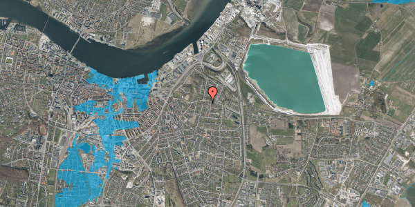 Oversvømmelsesrisiko fra vandløb på Øster Sundby Vej 48B, 9000 Aalborg