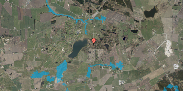 Oversvømmelsesrisiko fra vandløb på Blåbærvej 4, 9600 Aars
