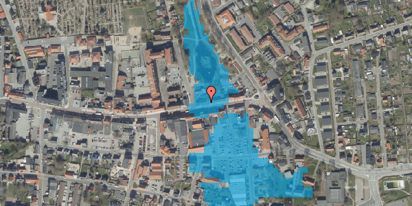 Oversvømmelsesrisiko fra vandløb på Himmerlandsgade 62, st. , 9600 Aars