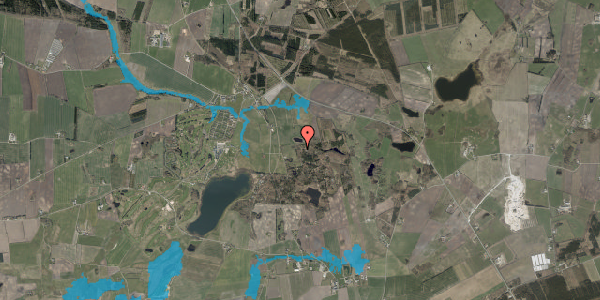 Oversvømmelsesrisiko fra vandløb på Lobelievej 55, 9600 Aars