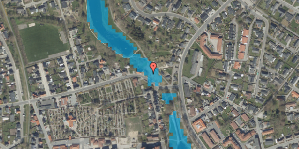 Oversvømmelsesrisiko fra vandløb på Tingvej 31, 9600 Aars