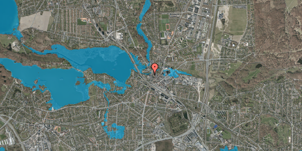 Oversvømmelsesrisiko fra vandløb på Jernbanevej 6, 1. b, 2800 Kongens Lyngby