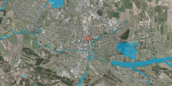 Oversvømmelsesrisiko fra vandløb på Sct Pouls Plads 1, st. , 7500 Holstebro