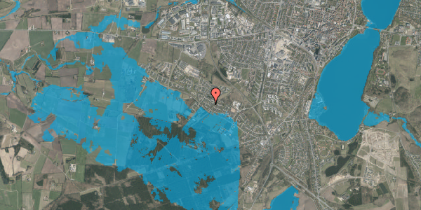 Oversvømmelsesrisiko fra vandløb på Liseborg Mark 32A, 8800 Viborg