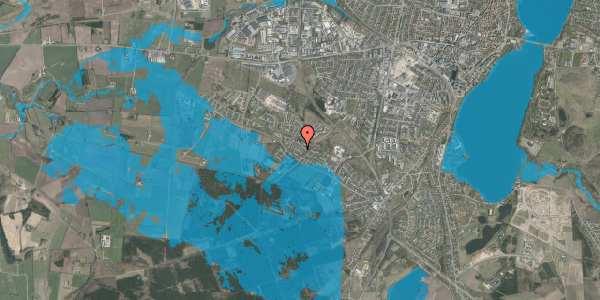 Oversvømmelsesrisiko fra vandløb på Liseborg Mark 32C, 8800 Viborg