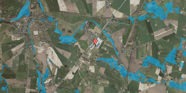 Oversvømmelsesrisiko fra vandløb på Kumlehusvej 1, 1. , 4000 Roskilde