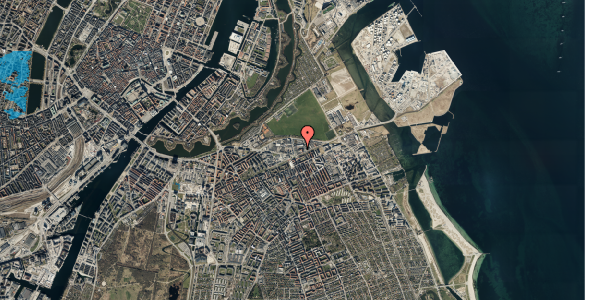 Oversvømmelsesrisiko fra vandløb på Prags Boulevard 49, st. tv, 2300 København S