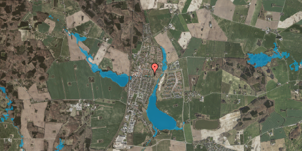 Oversvømmelsesrisiko fra vandløb på Mølleskrænten 42, 4140 Borup