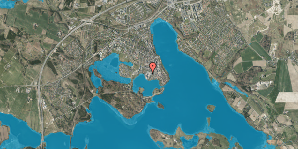 Oversvømmelsesrisiko fra vandløb på Ovenvande 9, 8660 Skanderborg
