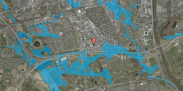 Oversvømmelsesrisiko fra vandløb på Abildager 24, 2. , 2605 Brøndby
