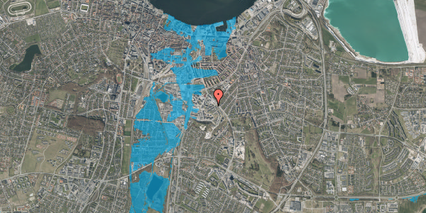 Oversvømmelsesrisiko fra vandløb på Ditlev Bergs Vej 67, 9000 Aalborg