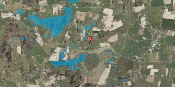 Oversvømmelsesrisiko fra vandløb på Bagvejen 7, 5882 Vejstrup