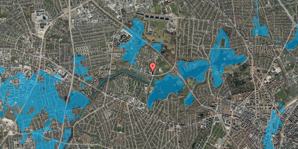 Oversvømmelsesrisiko fra vandløb på Ruten 6E, 2. 3, 2700 Brønshøj