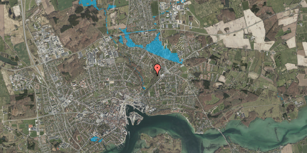 Oversvømmelsesrisiko fra vandløb på Hesteskoen 33, 5700 Svendborg