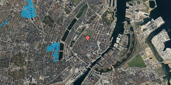 Oversvømmelsesrisiko fra vandløb på Skindergade 2C, 1. tv, 1159 København K