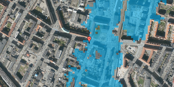 Oversvømmelsesrisiko fra vandløb på Frederikssundsvej 11A, 2. 2, 2400 København NV