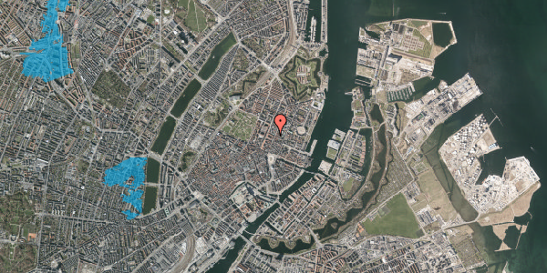 Oversvømmelsesrisiko fra vandløb på Store Kongensgade 47, 4. , 1264 København K