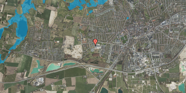 Oversvømmelsesrisiko fra vandløb på Engmarken 6, 4000 Roskilde