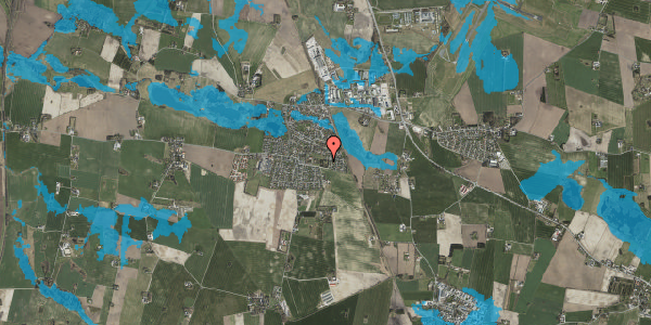 Oversvømmelsesrisiko fra vandløb på Dyssegårdsvej 30B, 4621 Gadstrup