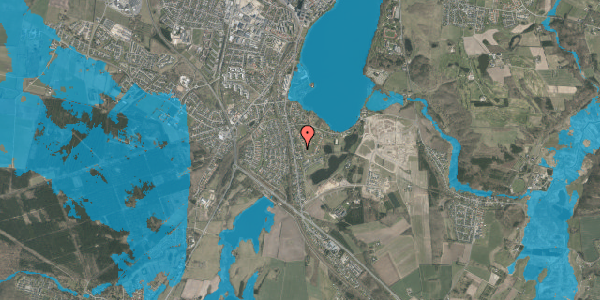 Oversvømmelsesrisiko fra vandløb på Teglskjær 10, 8800 Viborg