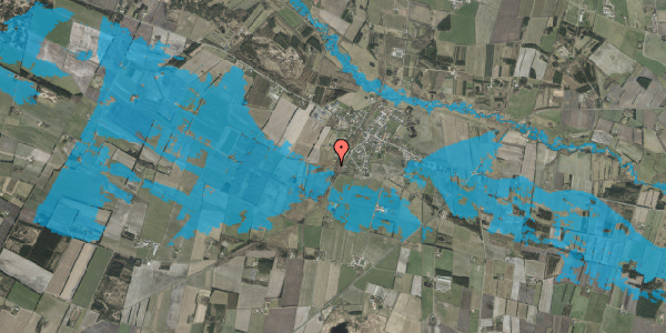 Oversvømmelsesrisiko fra vandløb på Kirkehusvej 52, 7200 Grindsted
