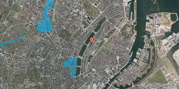 Oversvømmelsesrisiko fra vandløb på Gothersgade 160, 1. th, 1123 København K