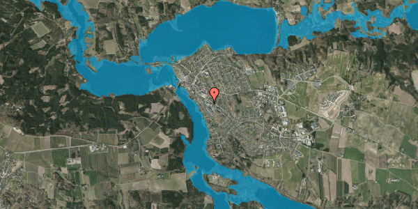 Oversvømmelsesrisiko fra vandløb på Skaftesvej 5, 8680 Ry