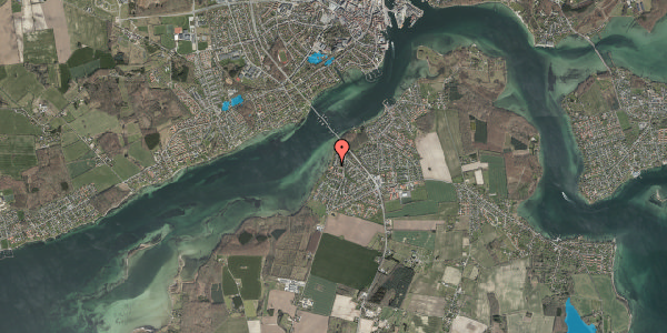 Oversvømmelsesrisiko fra vandløb på Vitus Berings Vej 14, 5700 Svendborg