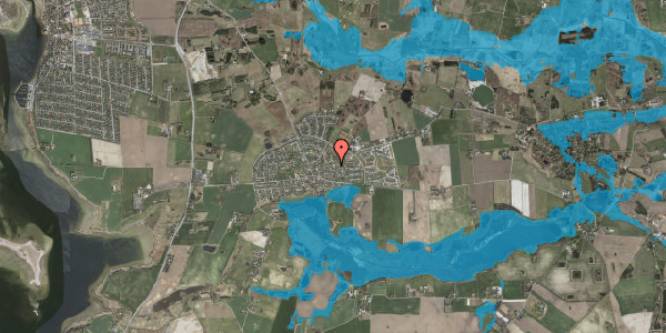 Oversvømmelsesrisiko fra vandløb på Mosegårdsvej 3, 4000 Roskilde