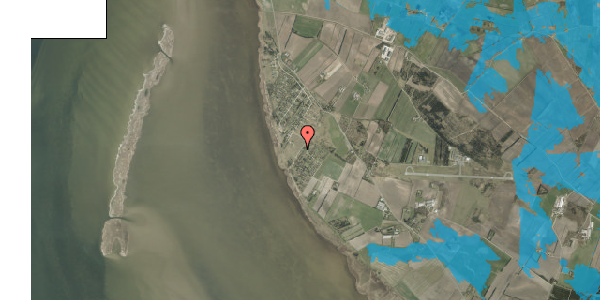 Oversvømmelsesrisiko fra vandløb på Syrenvej 131, 6900 Skjern